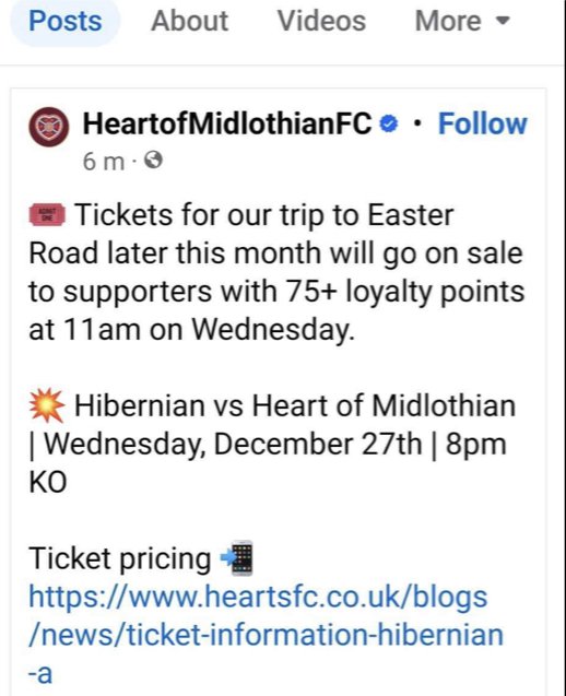 Hibs tickets sold out ( updated ) The Terrace Jambos Kickback