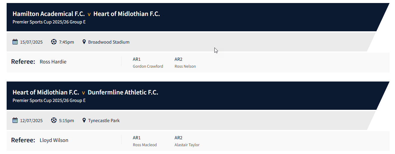 Friendly games - The Terrace - Jambos Kickback